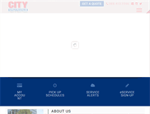 Tablet Screenshot of citycarting.net